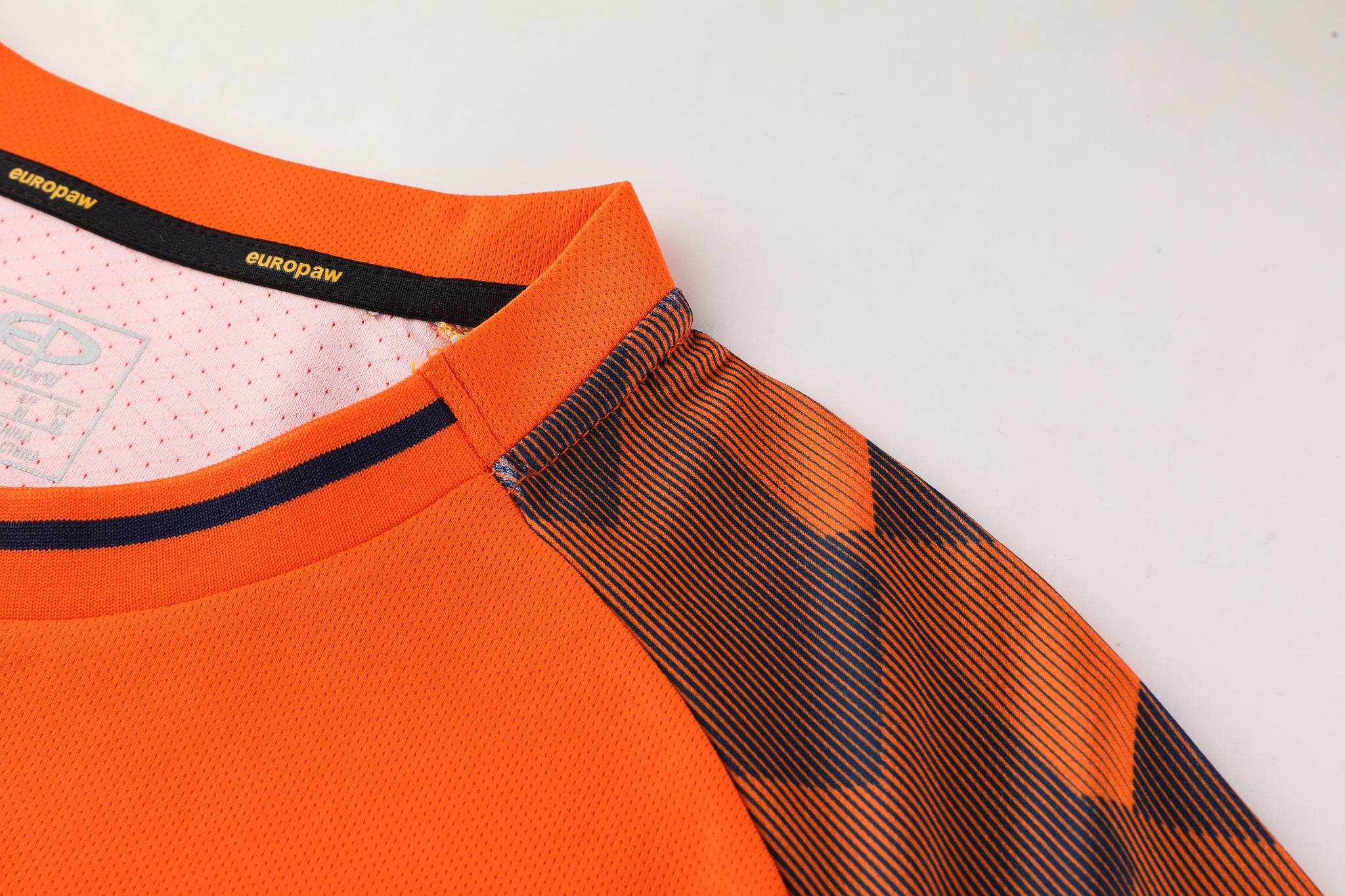 Футбольная форма Europaw 028 Classic light оранжево-темно-синяя [M] фото товара