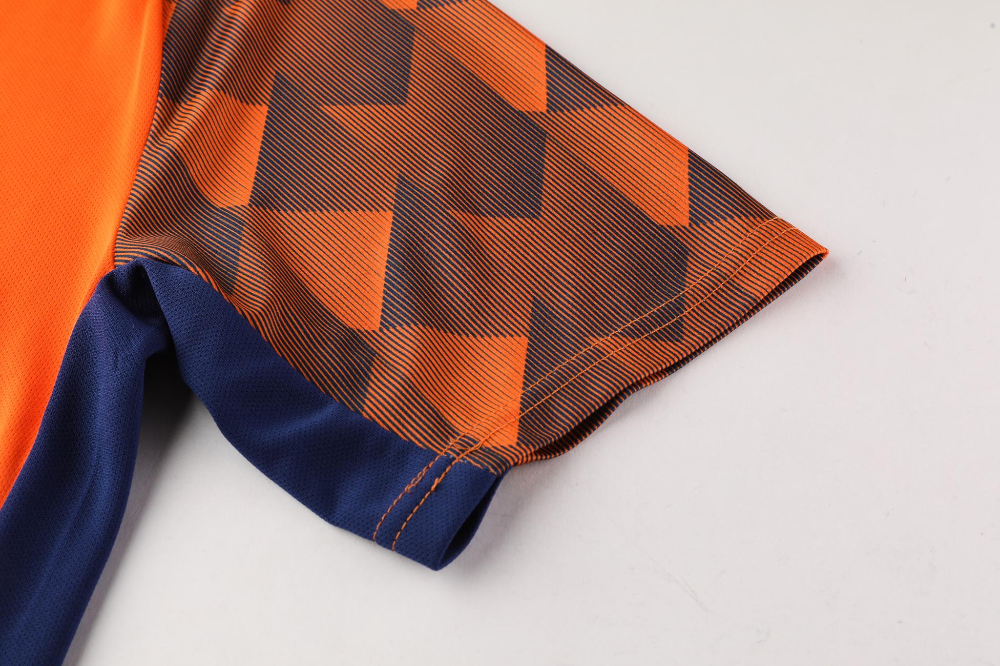 Футбольная форма Europaw 028 Classic light оранжево-темно-синяя [L] фото товара