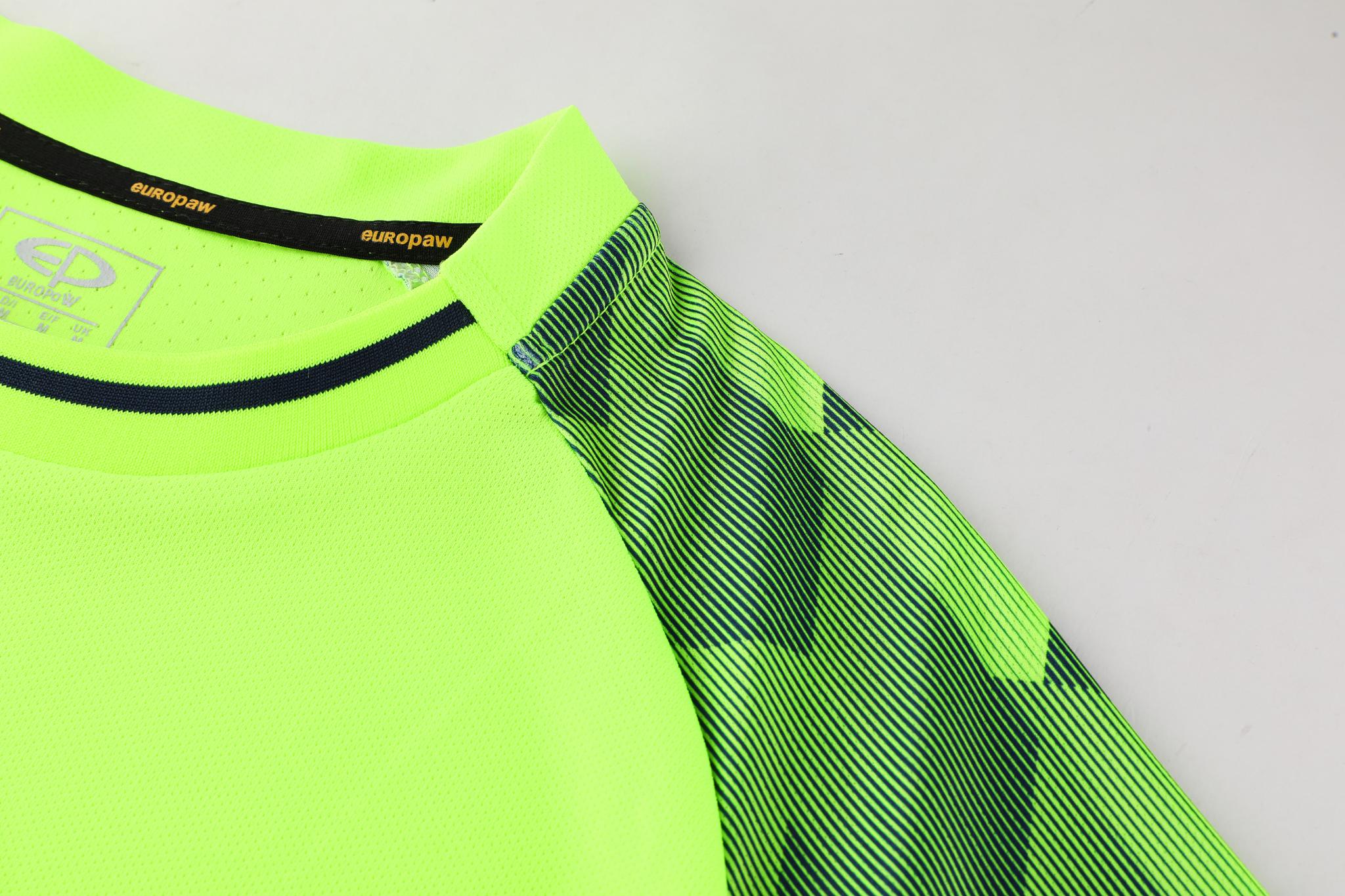 Футбольна форма Europaw 028 Classic light салатово-темно-синя [M] фото товару