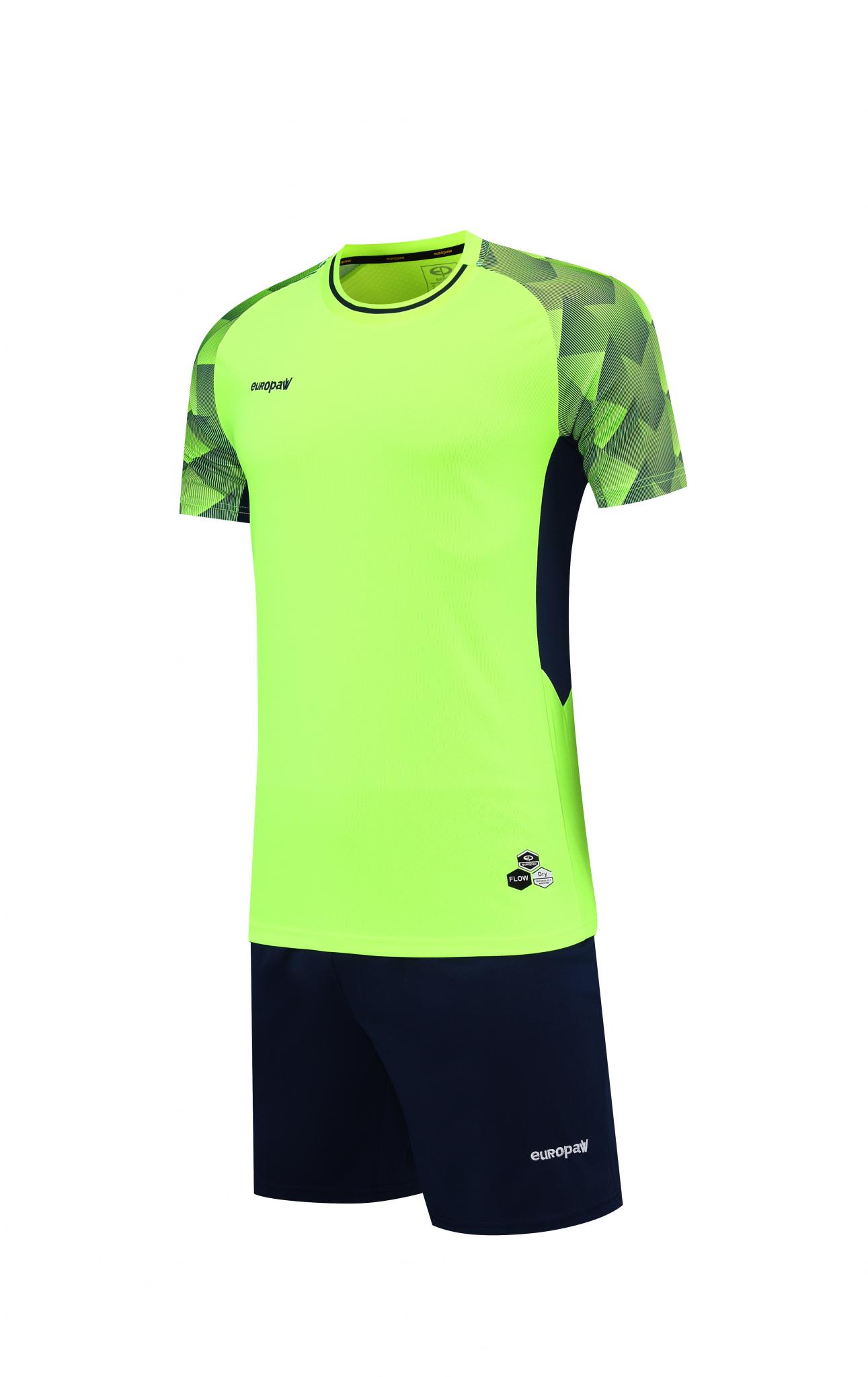 Футбольная форма Europaw 028 Classic light салатово-темно-синяя [XL] фото товара
