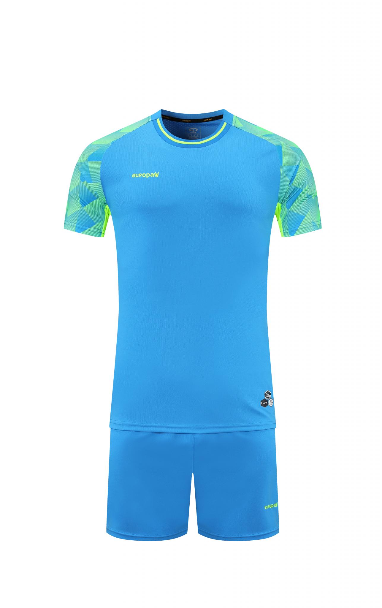 Футбольна форма Europaw 028 Classic light синьо-салатова [M] фото товару