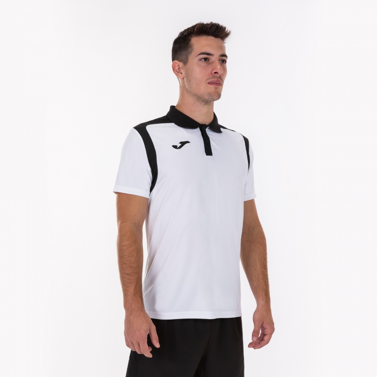 Футболка-поло CHAMPIONSHIP V бело-черная, коробка L фото товара