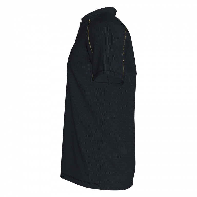 ФУТБОЛКА gold ЧЕРНАЯ (КОРОТКИЙ РУКАВ) 2XL