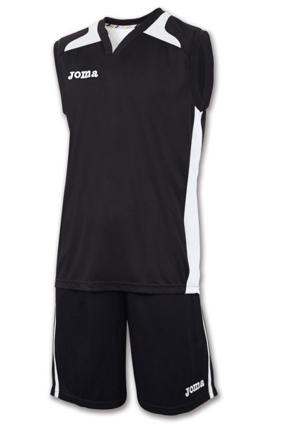 Баскетбольная форма Joma CANCHA черно-белая фото товара