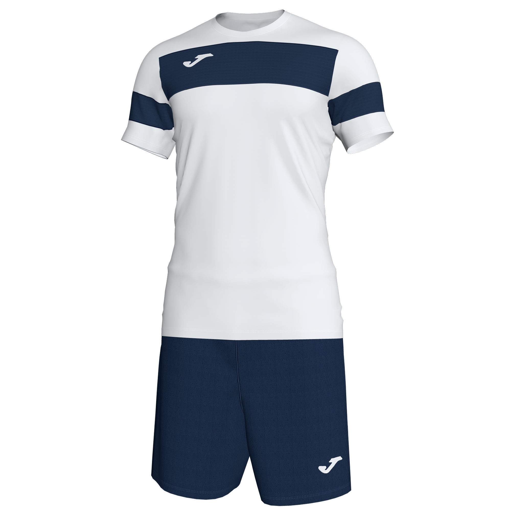 СПОРТИВНАЯ ФОРМА academy ii БЕЛАЯ-МОРСКОЙ ВОЛНЫ (КОРОТКИЙ РУКАВ) 4XS-3XS