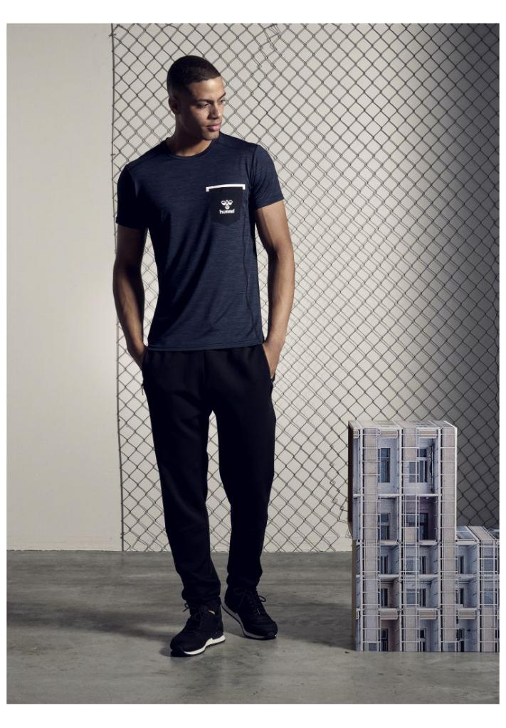 Футболка DALI T-SHIRT S/S 201-681-8248-S Взрослые Мужской ТЕМНО-СИНИЙ
