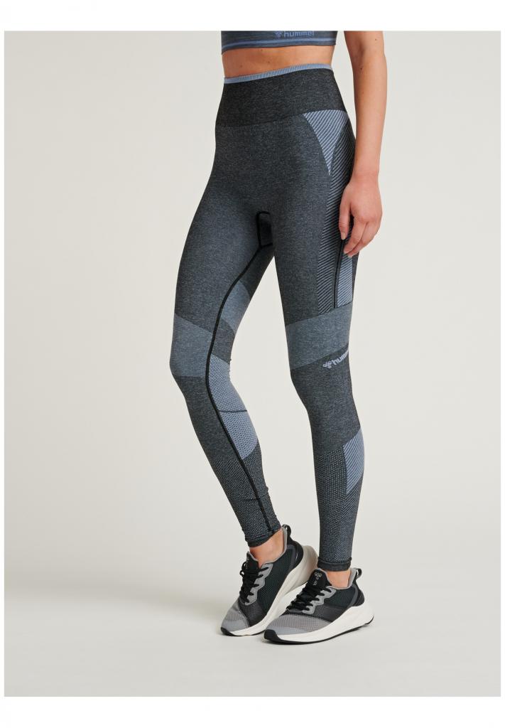 Тайтсы SKY HIGH WAIST SEAMLESS TIGHTS 208-261-2047-S Взрослые Женский ГОЛУБОЙ