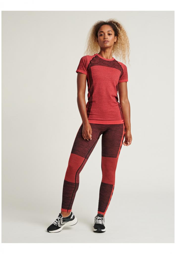 Футболка CLEA SEAMLESS T-SHIRT 208-080-3784-M/L Взрослые Женский ОРАНЖЕВЫЙ