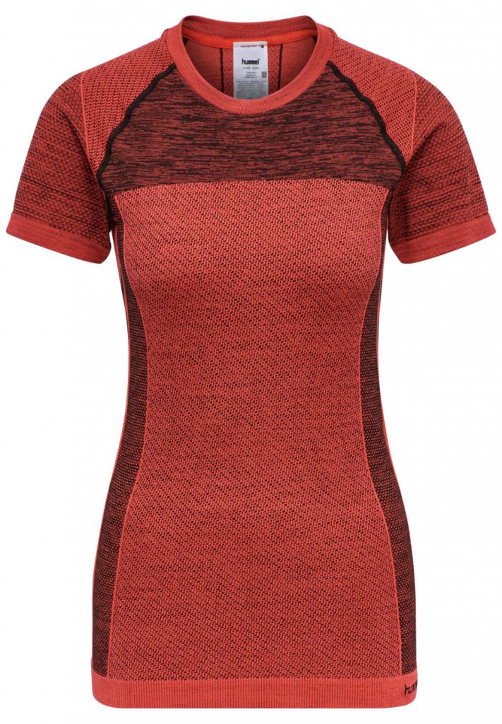 Футболка CLEA SEAMLESS T-SHIRT 208-080-3784-M/L Взрослые Женский ОРАНЖЕВЫЙ