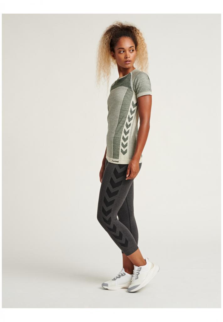 Футболка CLEA SEAMLESS T-SHIRT 208-080-1030-M/L Взрослые Женский СЕРЫЙ