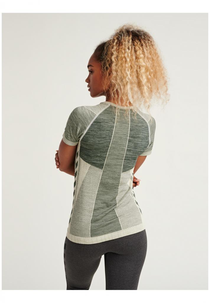 Футболка CLEA SEAMLESS T-SHIRT 208-080-1030-M/L Взрослые Женский СЕРЫЙ