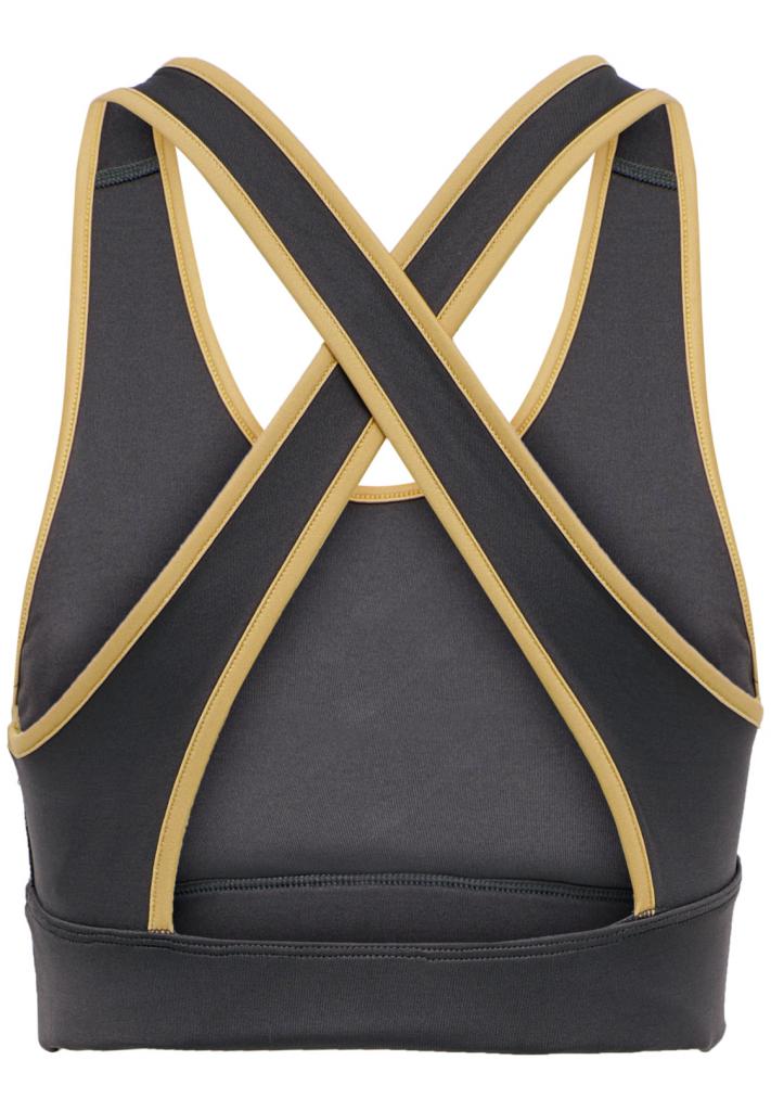 Топ LOTUS SPORTS BRA 208-002-1025-XS Взрослые Женский ТЕМНО-СЕРЫЙ