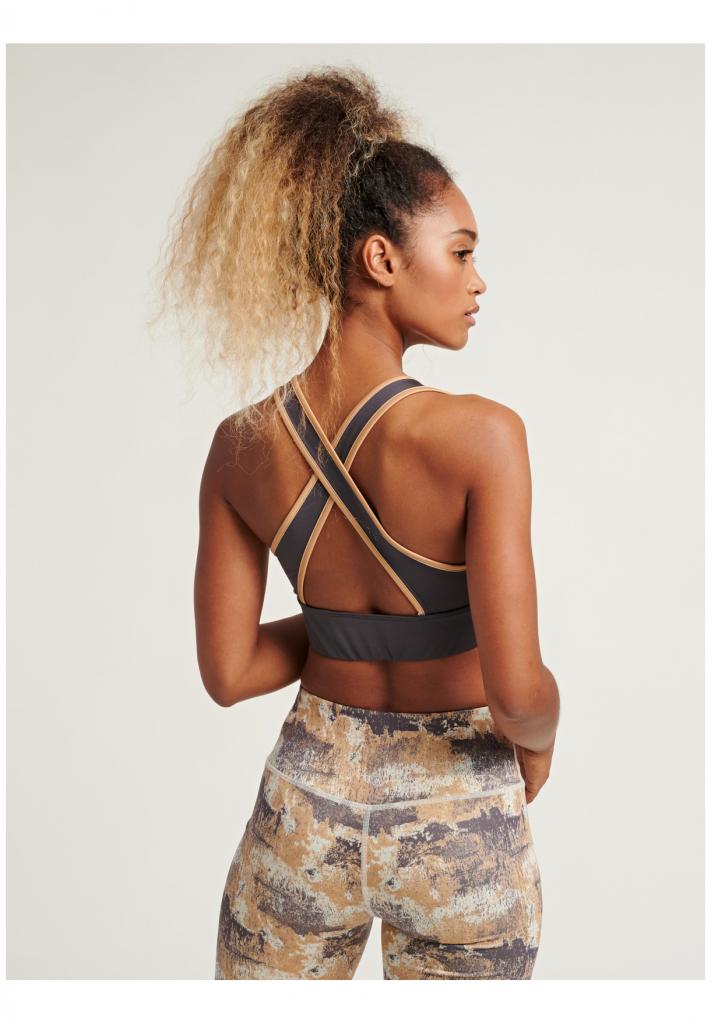 Топ LOTUS SPORTS BRA 208-002-1025-M Дорослі Жіноча ТЕМНО-СІРИЙ