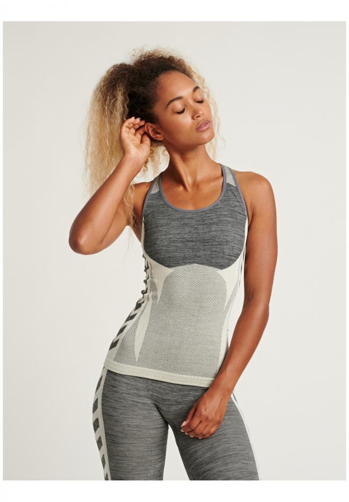Майка CLEA SEAMLESS TOP 203-853-1030-XS/S Дорослі Жіноча СІРИЙ