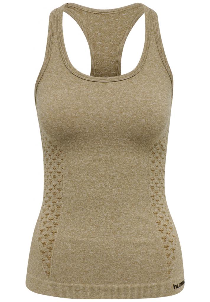 Майка CLASSIC BEE CI SEAMLESS TOP 019-238-8412-XS/S Взрослые Женский ГОРЧИЧНЫЙ