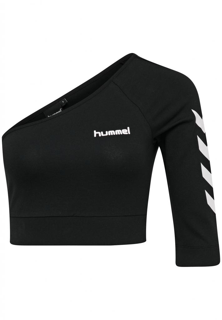 Топ с рукавом VINNI CROPPED TOP 207-064-2001-S Взрослые Женский ЧЕРНЫЙ