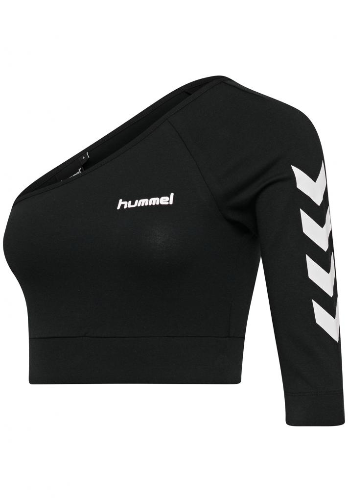 Топ с рукавом VINNI CROPPED TOP 207-064-2001-M Взрослые Женский ЧЕРНЫЙ