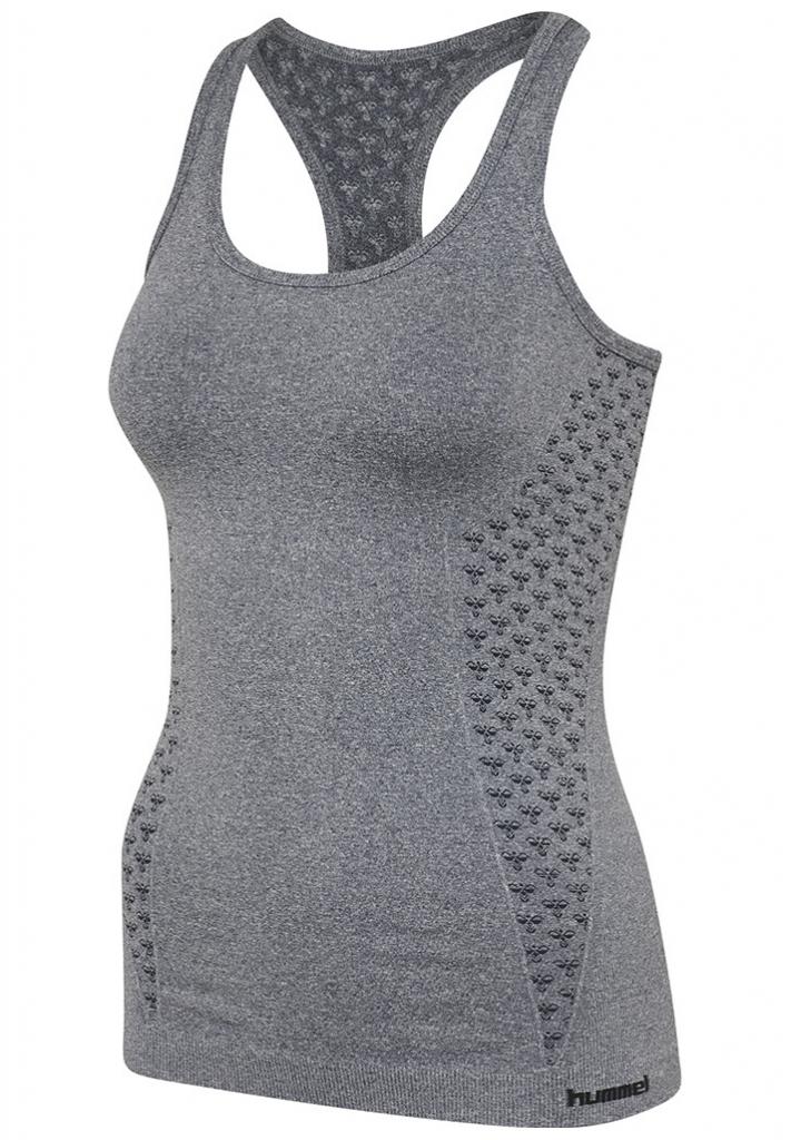 Майка CLASSIC BEE CI SEAMLESS TOP 019-238-8709-XS/S Взрослые Женский СЕРЫЙ