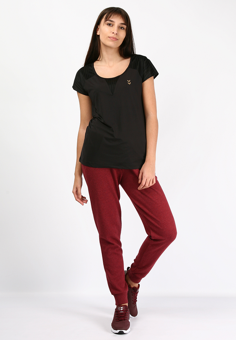 Футболка VIOLET SS TEE 009-898-2001-S Дорослі Жіноча ЧОРНИЙ