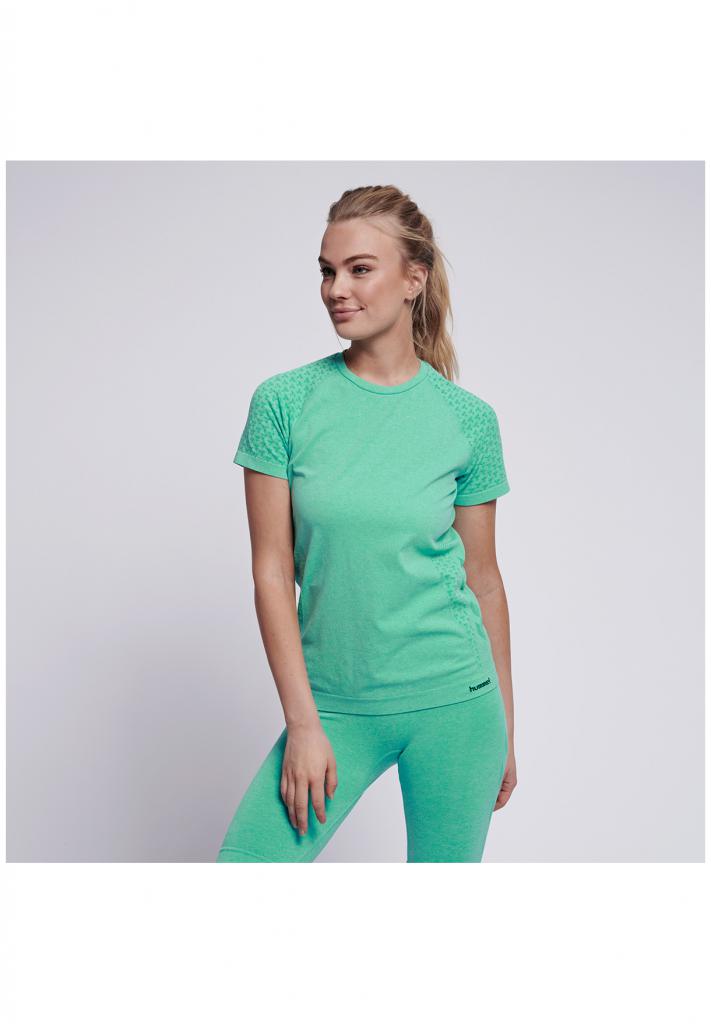 Футболка CI SEAMLESS T-SHIRT S / S 206-507-6211-M/L Дорослі Жіноча М'ЯТНИЙ
