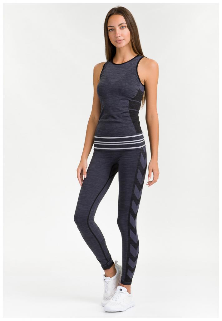Майка GEMMA SEAMLESS TOP 204-554-2001-M/L Взрослые Женский ЧЕРНЫЙ