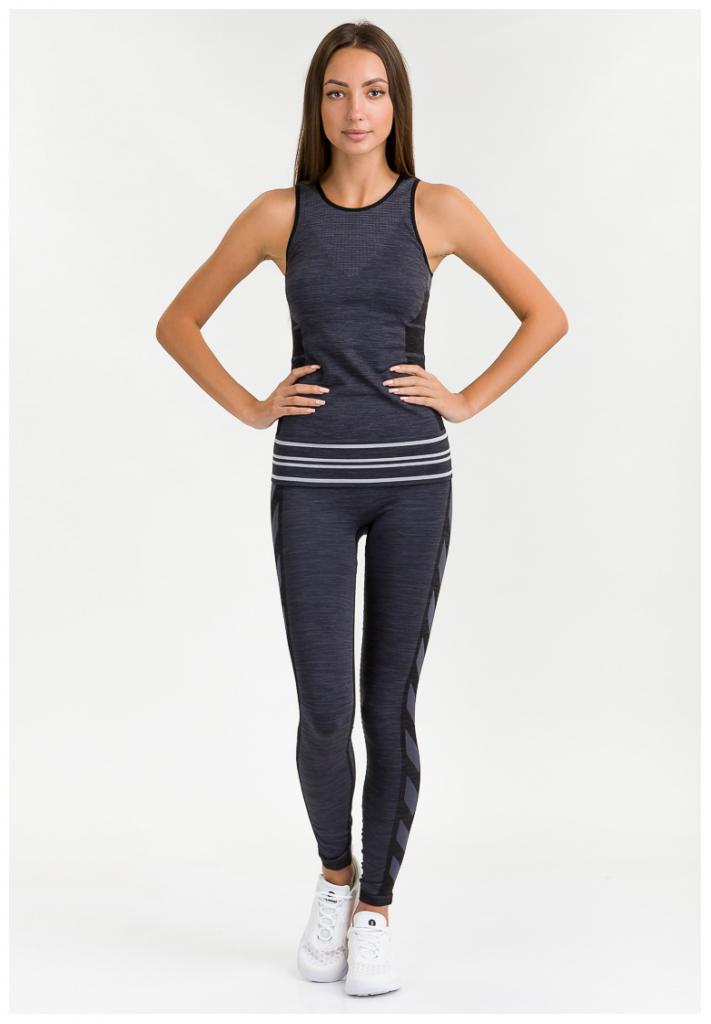 Майка GEMMA SEAMLESS TOP 204-554-2001-M/L Взрослые Женский ЧЕРНЫЙ