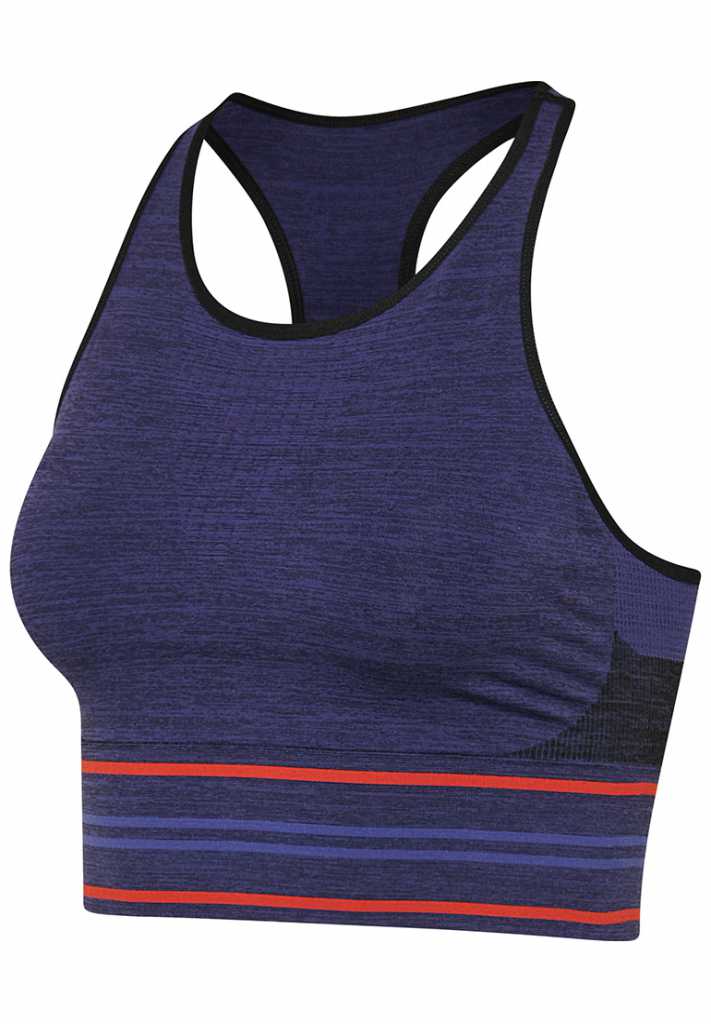 Топ GEMMA SEAMLESS SPORTS TOP 204-553-4129-M/L Взрослые Женский ТЕМНО-СИНИЙ