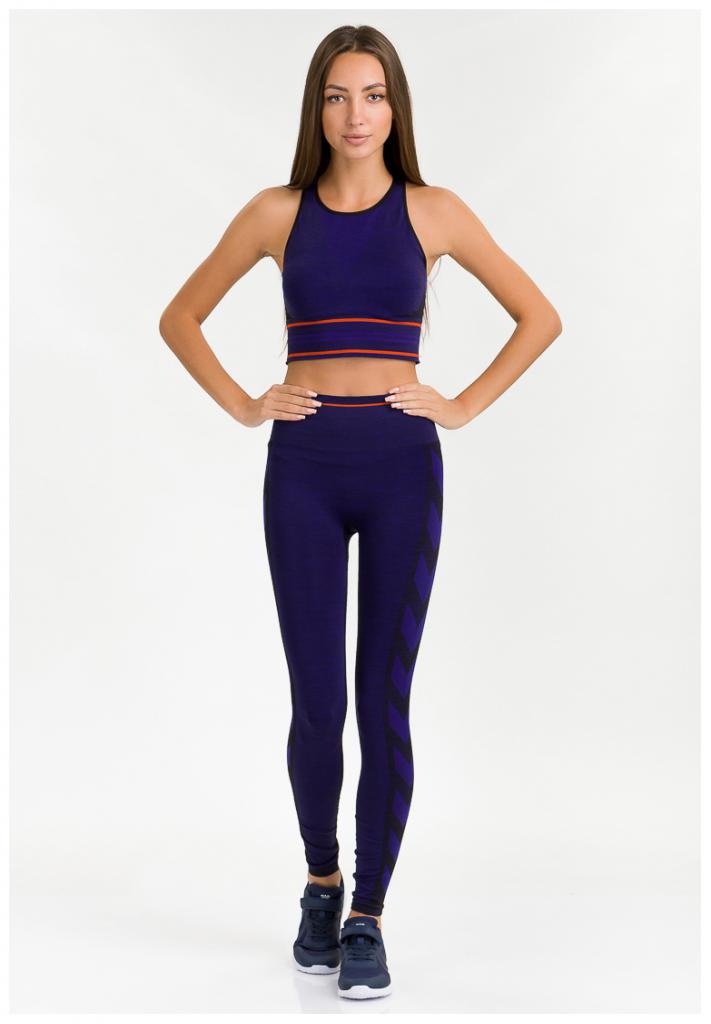 Топ GEMMA SEAMLESS SPORTS TOP 204-553-4129-M/L Взрослые Женский ТЕМНО-СИНИЙ
