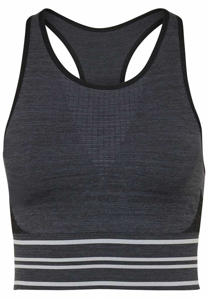 Топ GEMMA SEAMLESS SPORTS TOP 204-553-2001-M/L Взрослые Женский ЧЕРНЫЙ