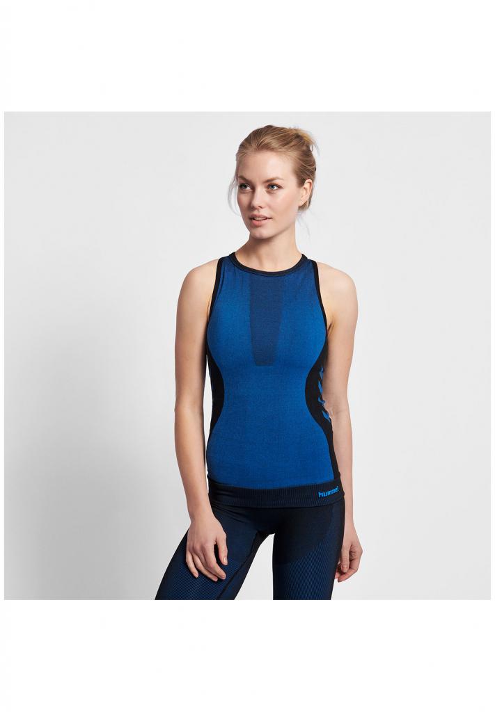 Майка ELLA SEAMLESS TOP 203-056-2995-XL/XXL Взрослые Женский СИНИЙ