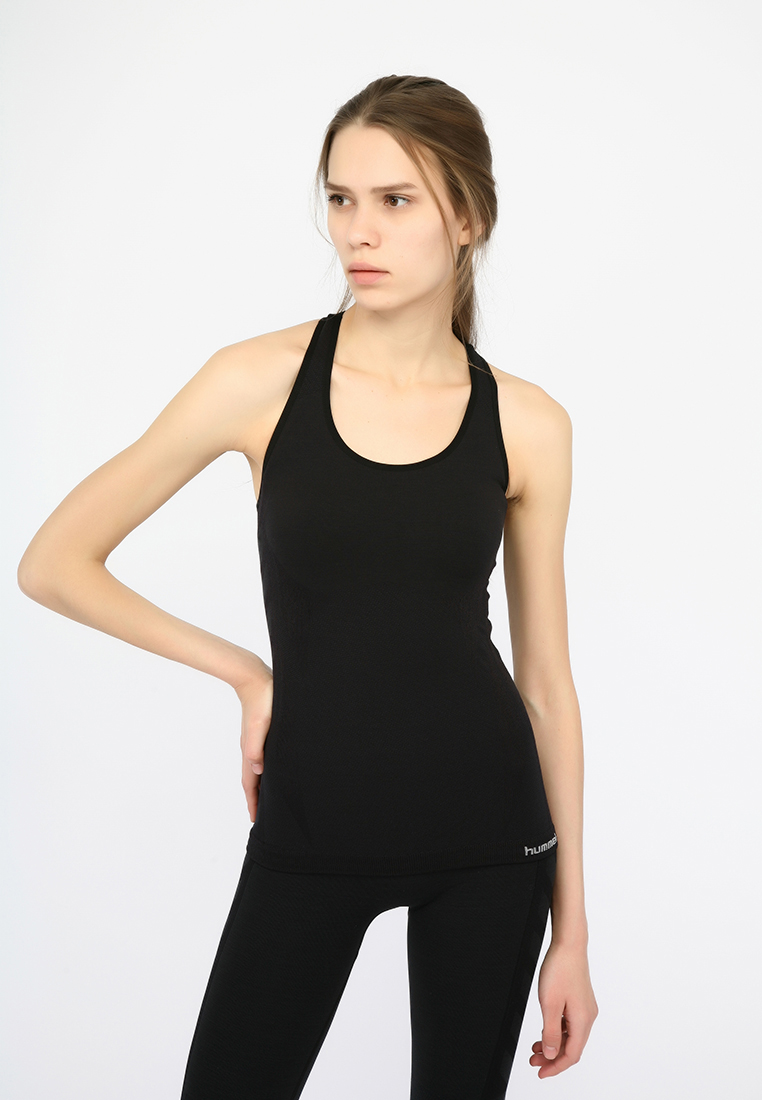 Майка HMLCLEA SEAMLESS TOP 201-804-2001-M/L Взрослые Женский ЧЕРНЫЙ