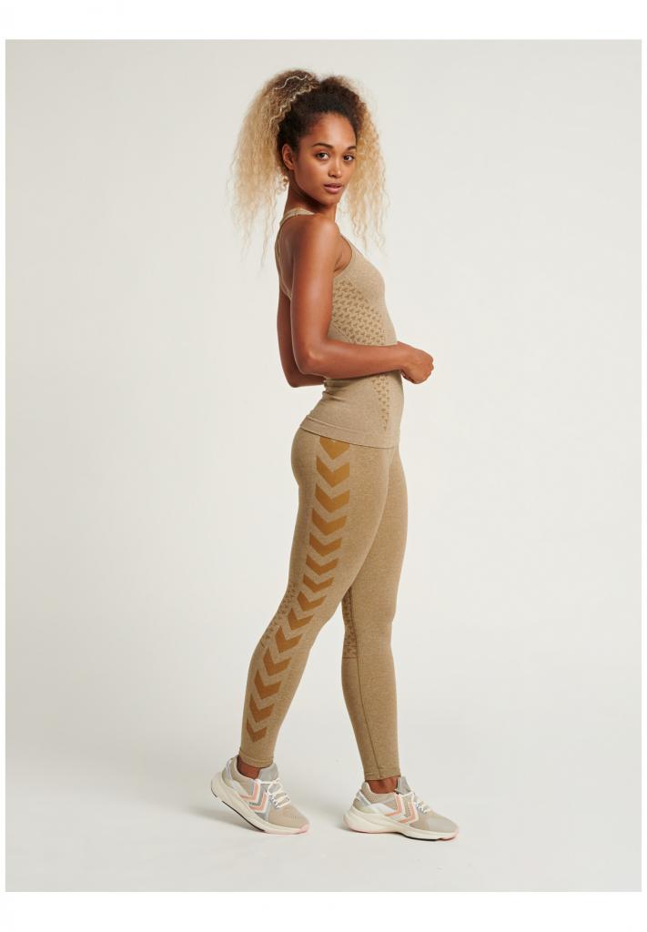 Тайтсы CLASSIC BEE CI SEAMLESS TIGHTS 011-336-8412-XS/S Взрослые Женский ГОРЧИЧНЫЙ