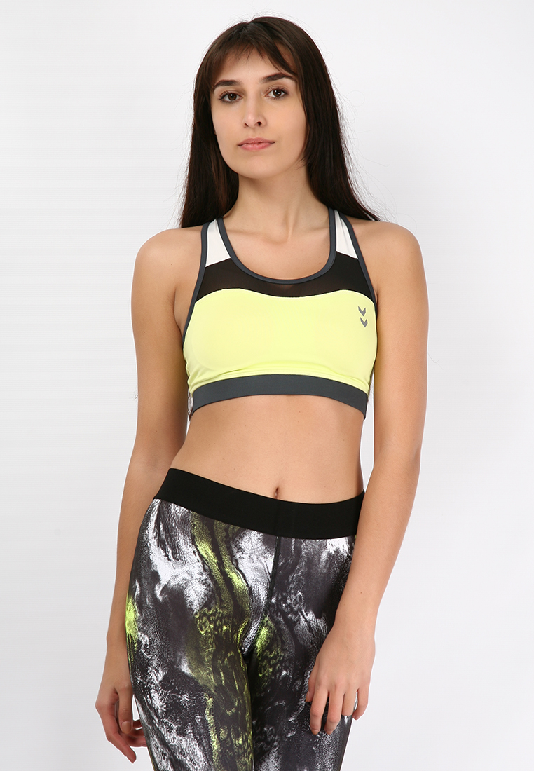 Топ CASSIDY SPORTS BRA 019-053-6510-XS Дорослі Жіноча ЖОВТИЙ