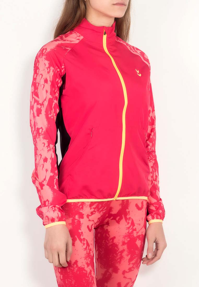Ветровка ZARA ZIP JACKET 036-843-4490-M Взрослые Женский МАЛИНОВЫЙ