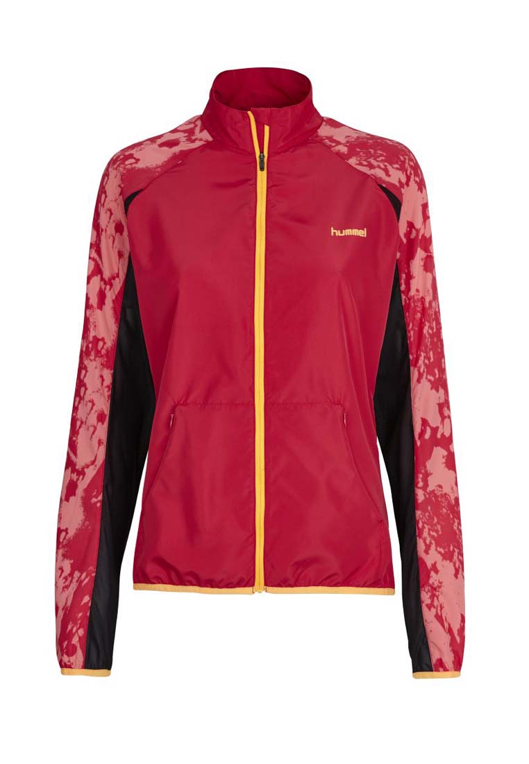 Ветровка ZARA ZIP JACKET 036-843-4490-S Взрослые Женский МАЛИНОВЫЙ
