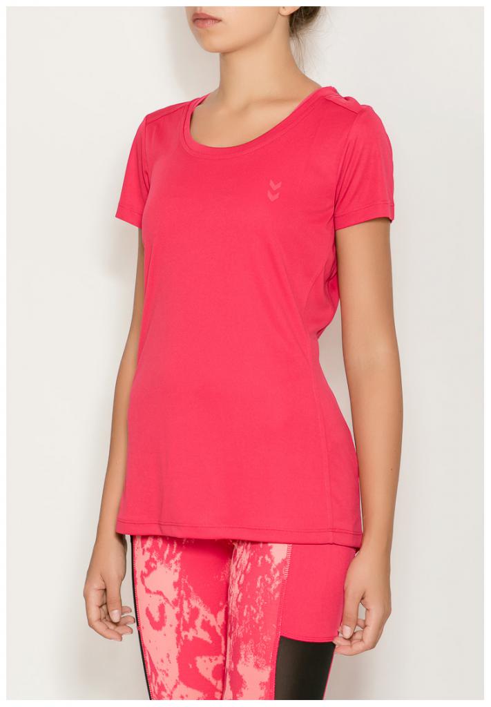 Футболка ANNETTE SS TEE SS 009-664-4490-S Взрослые Женский МАЛИНОВЫЙ