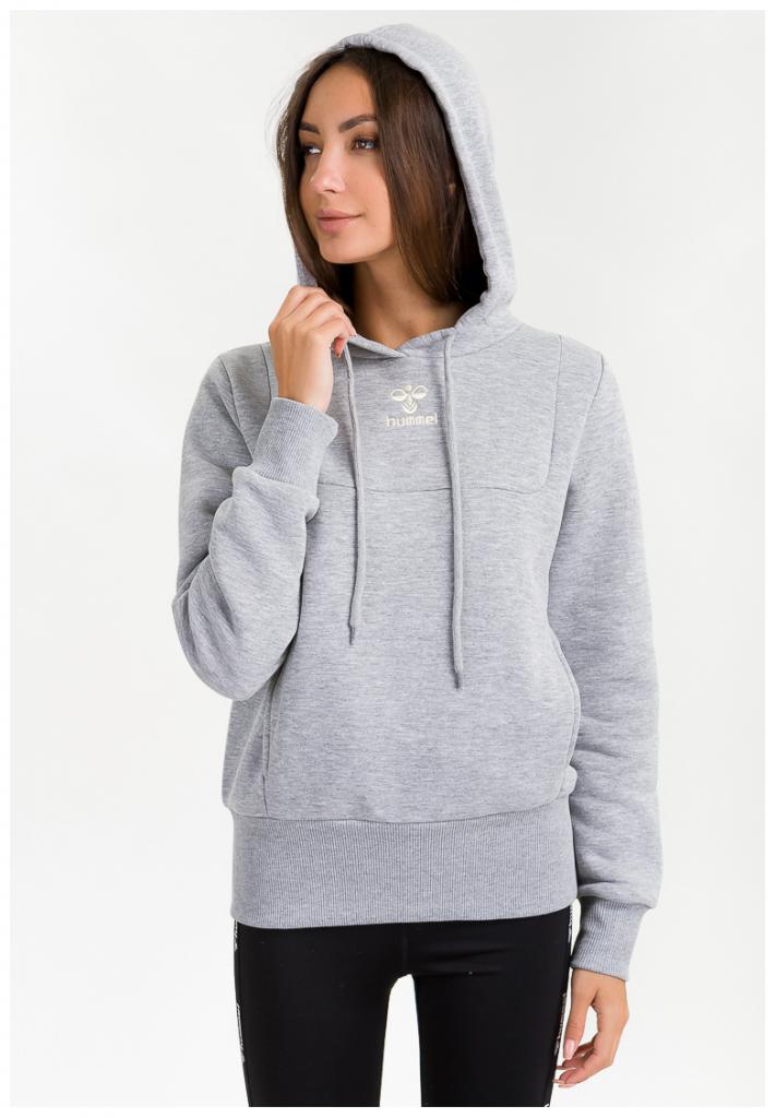 Худі HMLMELBA HOODIE 204-770-2006-XS Дорослі Жіноча СІРИЙ