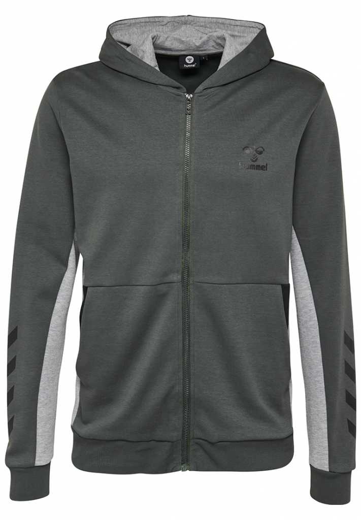 Кофта HMLMAESTRO ZIP HOODIE 204-273-2874-L Дорослі Чоловіча ТЕМНО-ЗЕЛЕНИЙ