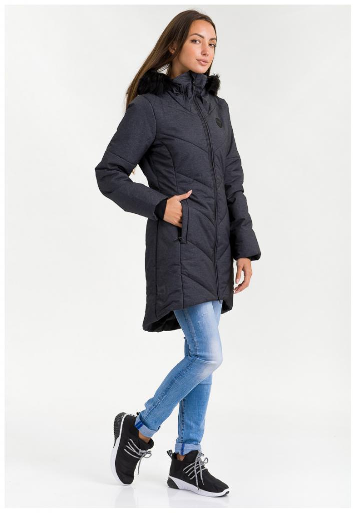 Пальто HMLMATSU COAT 203-738-2508-XS Дорослі Жіноча ТЕМНО-СІРИЙ