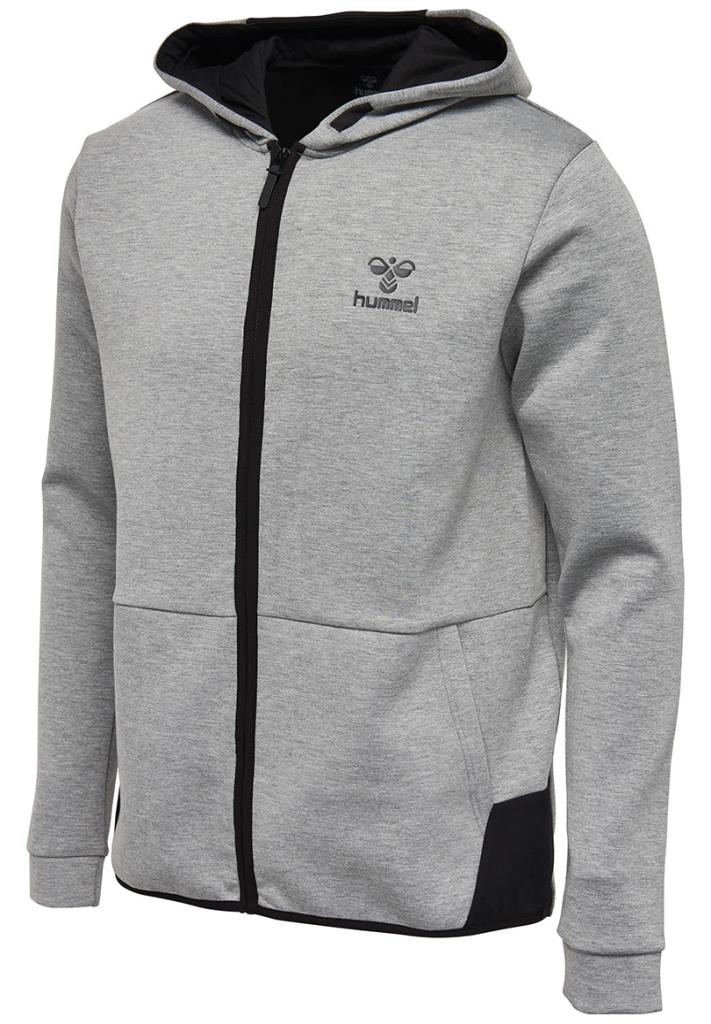 Кофта детская HMLGUY KIDS ZIP HOOD 200-756-2006-128 Подростки и дети Унисекс СЕРЫЙ