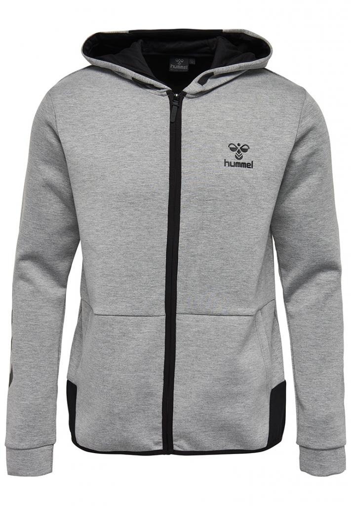 Кофта детская HMLGUY KIDS ZIP HOOD 200-756-2006-164 Подростки и дети Унисекс СЕРЫЙ