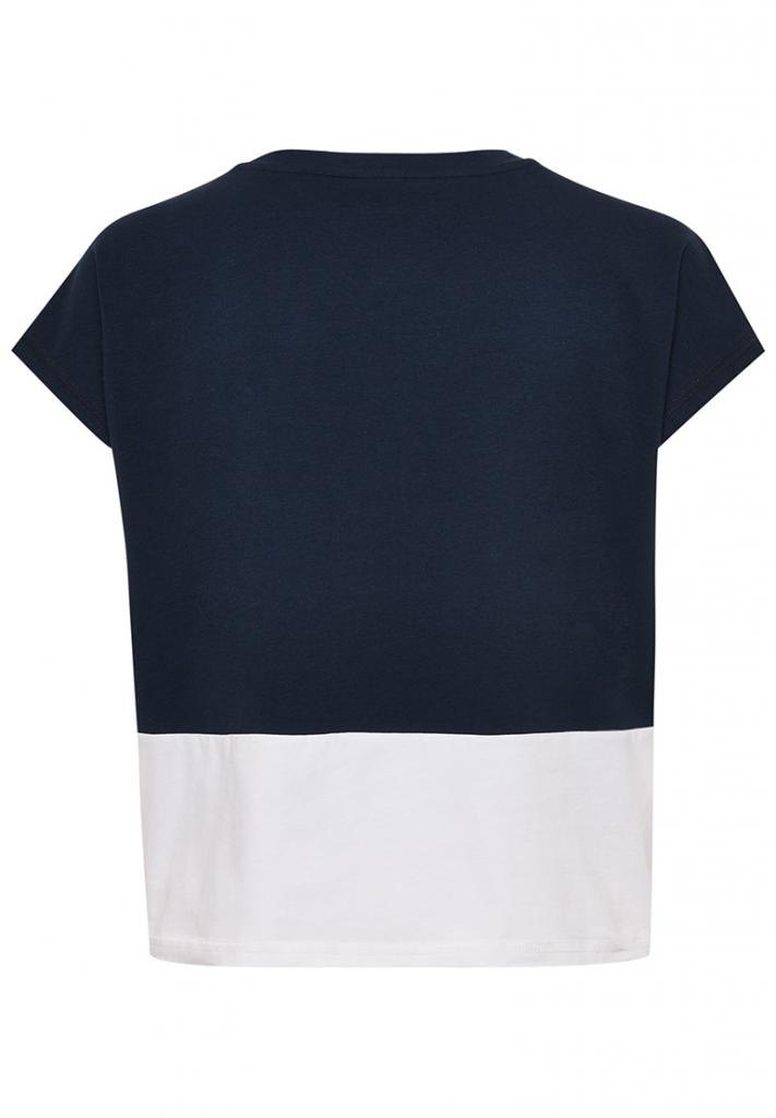 Футболка HMLJULIA T-SHIRT S / S 203-059-1009-XS Взрослые Женский ТЕМНО-СИНИЙ