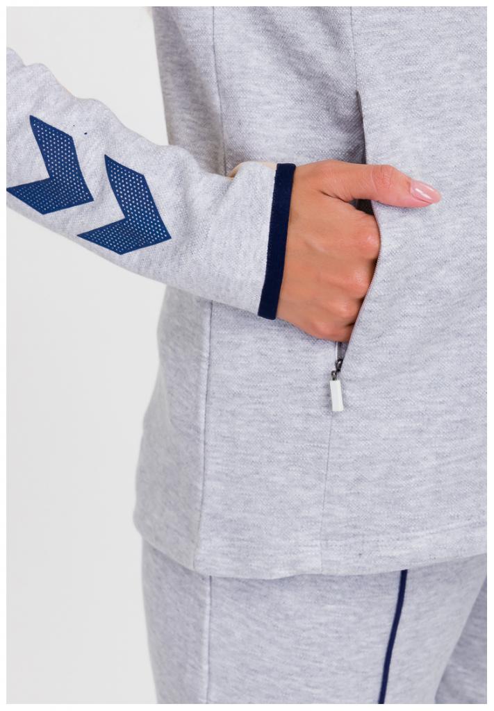 Кофта HMLLYDIA ZIP 203-065-2006-XL Дорослі Жіноча СІРИЙ