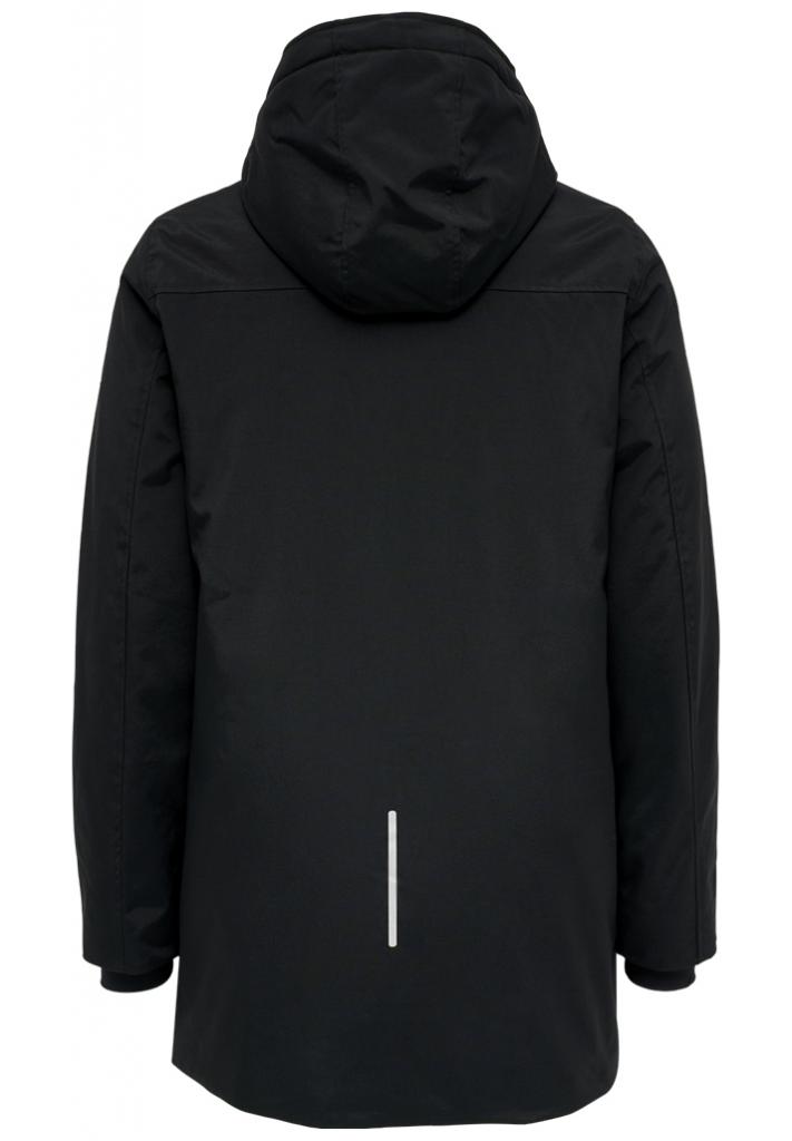 Парка мужская EZRA COAT 207-298-2001-M Взрослые Мужской ЧЕРНЫЙ