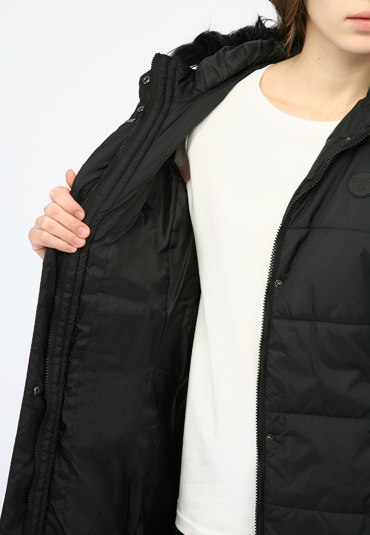 Пальто жіноче HMLREBECCA COAT 200-808-2001-XS Дорослі Жіноча ЧОРНИЙ