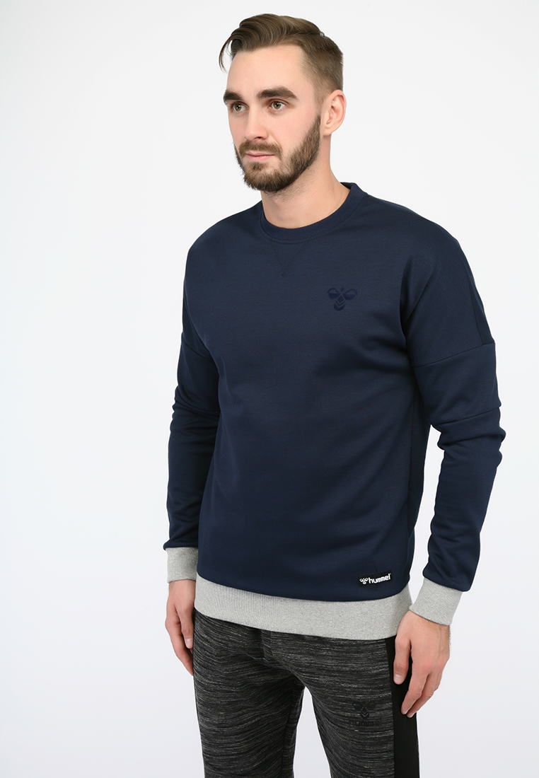 Світшоти HMLFILIP SWEATSHIRT 201-727-7459-L Дорослі Чоловіча ТЕМНО-СИНІЙ