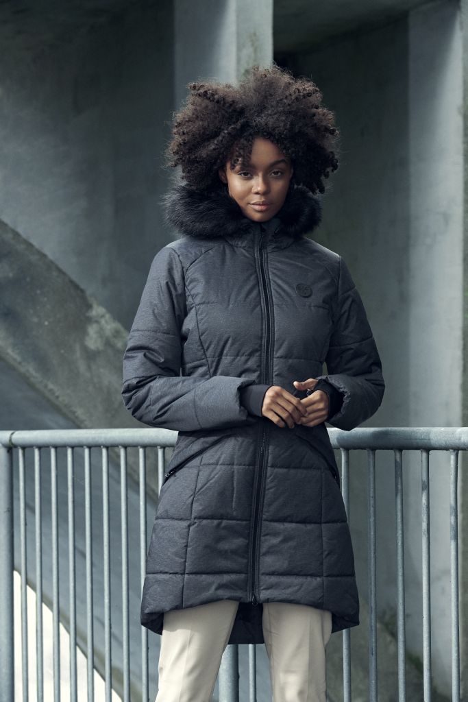 Пальто HMLFIONA COAT 200-804-2508-M Дорослі Жіноча ТЕМНО-СІРИЙ