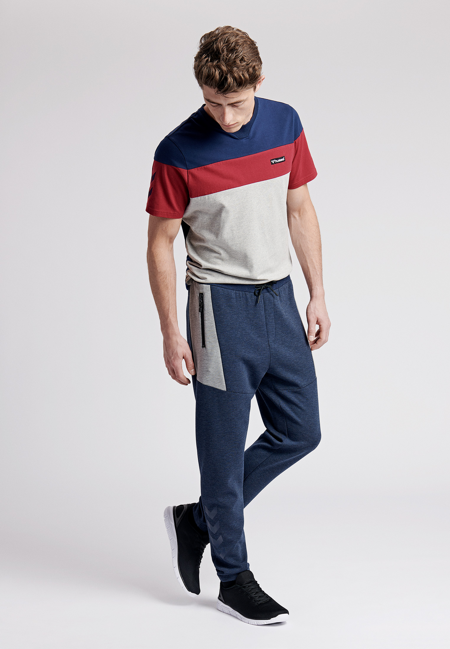 Штаны HMLCRIMSON PANTS 201-259-8248-S Взрослые Мужской ТЕМНО-СИНИЙ