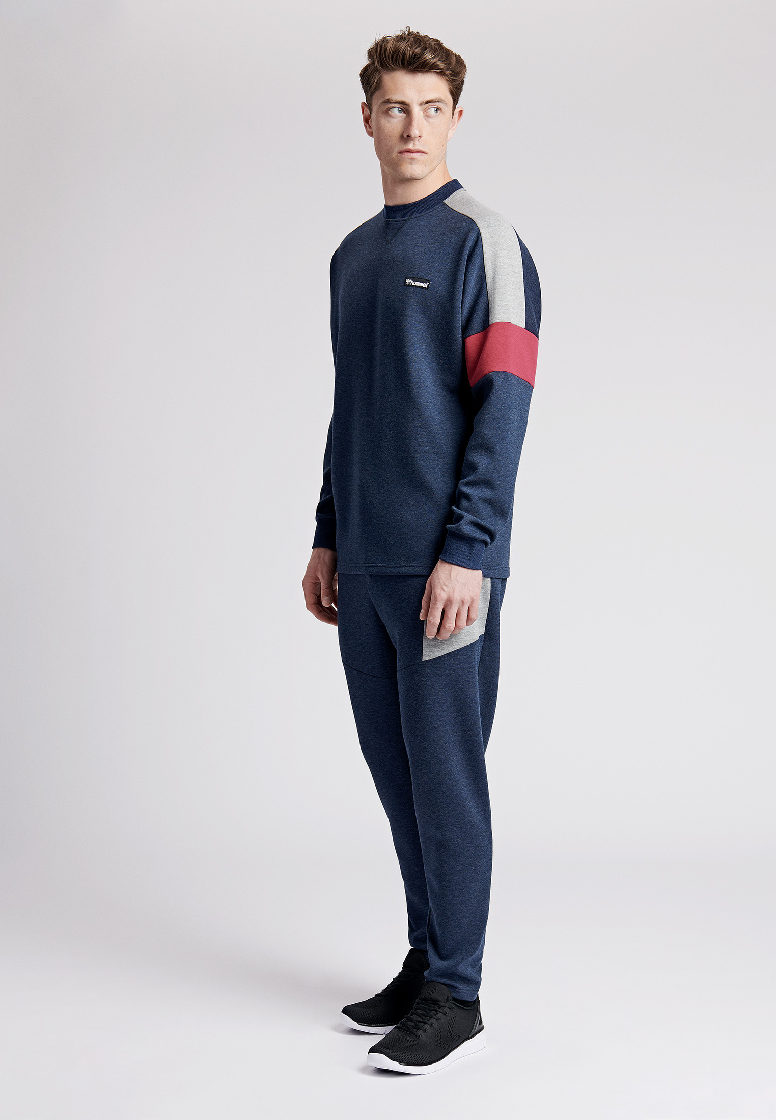 Свитшот HMLCRIMSON SWEATSHIRT 201-256-8248-XL Взрослые Мужской ТЕМНО-СИНИЙ