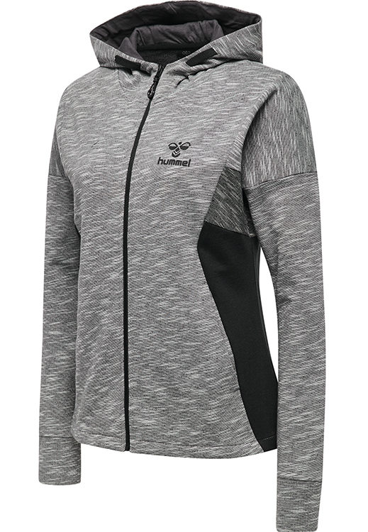 Кофта  HMLELENA ZIP HOODIE 201-816-2007-XS Взрослые Женский СЕРЫЙ